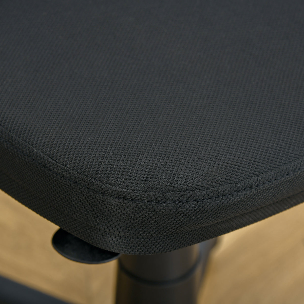 Chaise de bureau sans accoudoirs, fauteuil de bureau en maille, hauteur réglable, assise rembourré, pivotant 360°, noir-8
