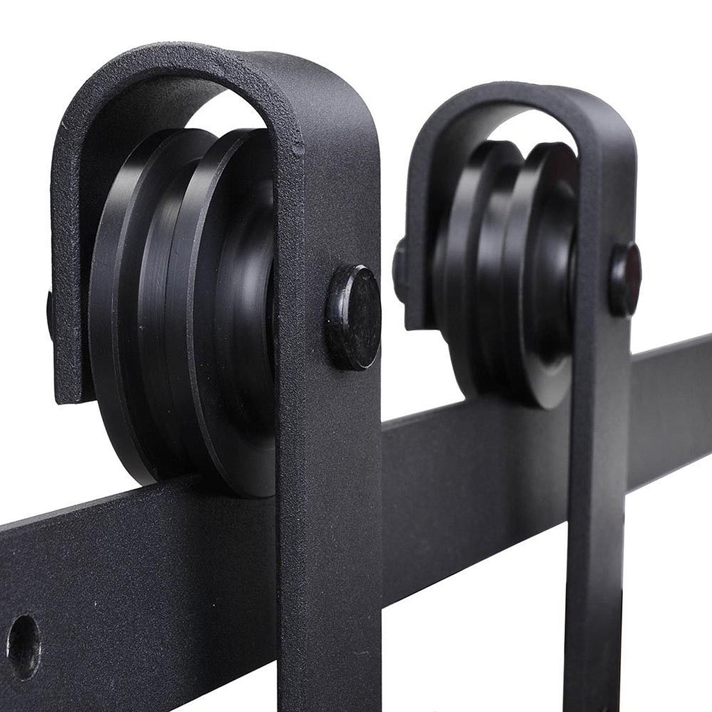 Kit de Porte Coulissante, Système Galandage pour Porte d'une Épaisseur de 35-45 mm et Largeur Max. 1 m, Charge-4