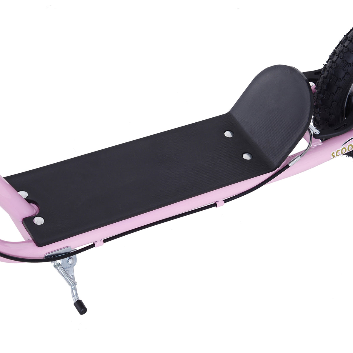 Trottinette patinette Grandes Roues pneumatiques Ø 41 cm avec pegs Rose-7