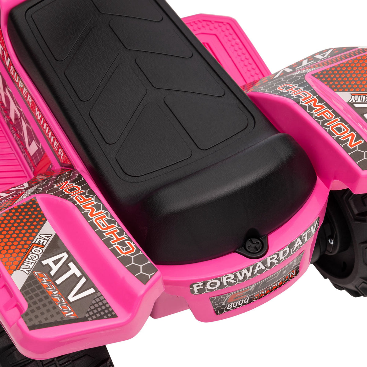 Quad buggy voiture électrique enfant quad électrique 18-36 mois 6 V 2 Km/h max. rose-8