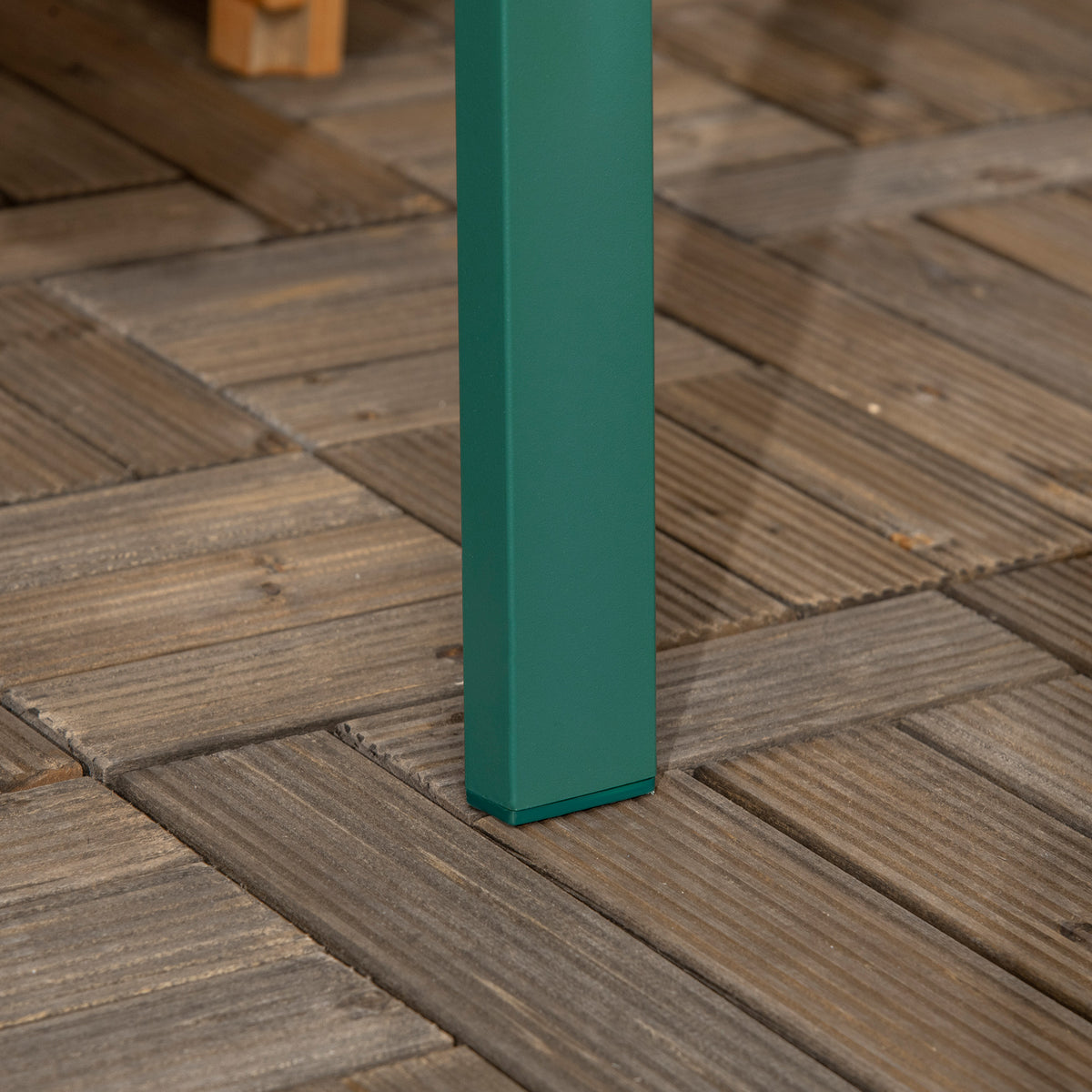 Banc de jardin banc extérieur jardin en acier avec dossier à motif floral pour 2 personnes 127 x 63 x 83 cm vert foncé-7