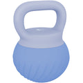 Kettlebell 8 kg, Haltère avec Poignée Ergonomique Antidérapante, Haltère à Boule, Musculation, Entraînement, Bleu-0