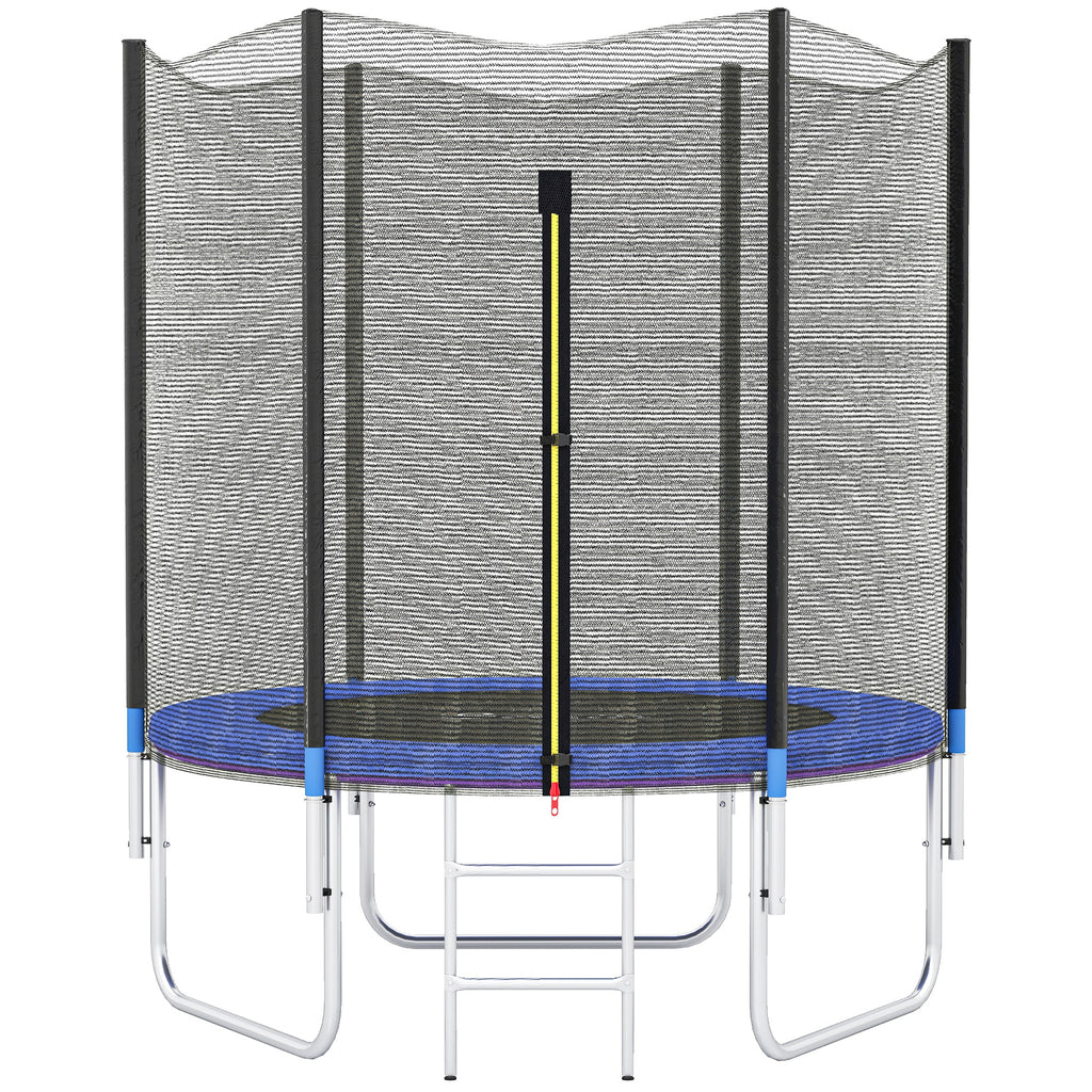 Trampoline d'extérieur avec filet de sécurité Ø180 cm pour enfants et adultes-0