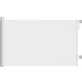 Barrière rétractable pour chien de 0 à 144 cm barrière d'escalier et de portes pour chien chat avec verrouillage blanc-0
