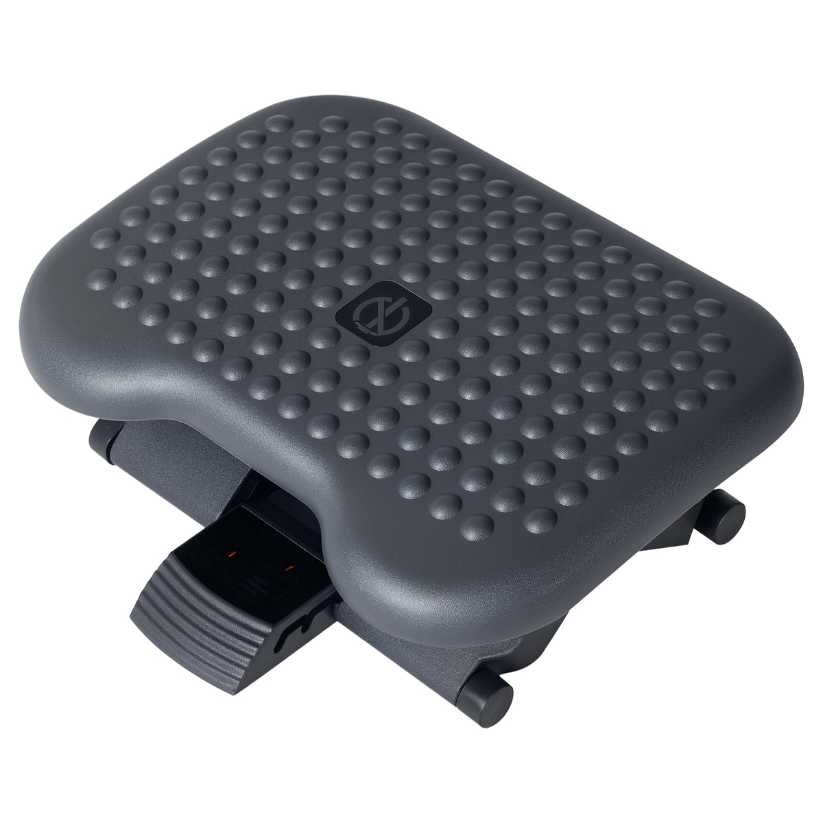 Repose-pieds de bureau, repose-pieds ergonomique, angle ajustable 30°, hauteur ajustable à 3 positions, pour bureau et maison, gris foncé-0