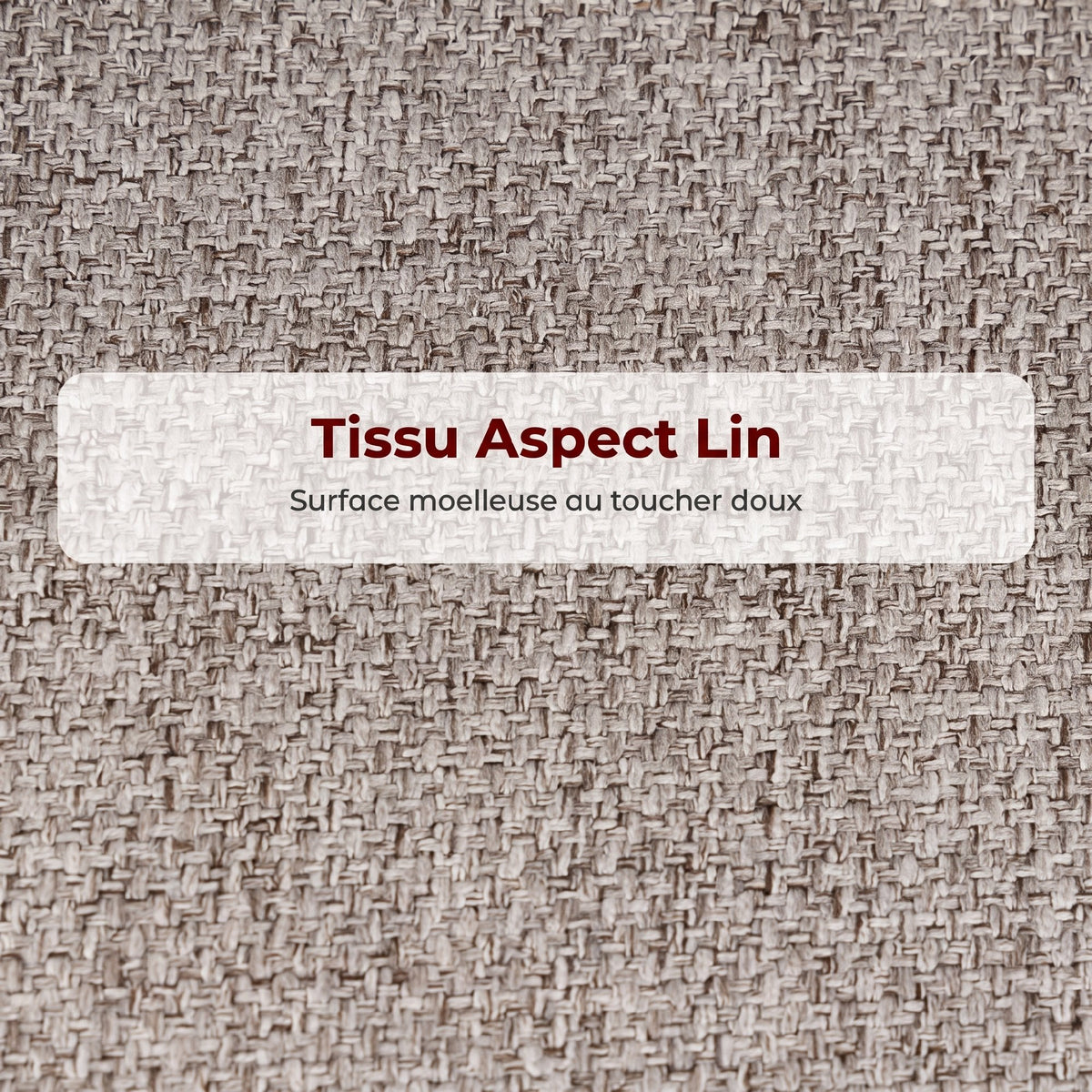 Lot de 2 Tabourets de Bar, Chaises de Bar, Repose-Pieds et Dossier, Tissu Effet Lin, Hauteur d'Assise 68cm, Gris Clair-4