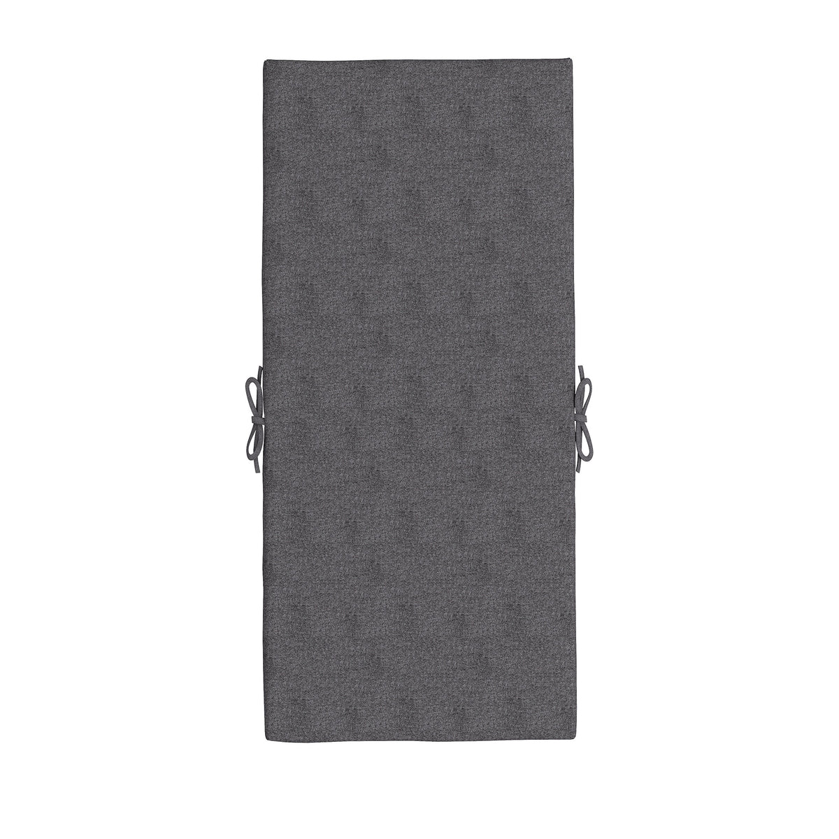 Lot de 2 coussins d'extérieur pour fauteuil chaise à dossier avec attaches rembourrage 8 cm, 112L x 51l cm, gris foncé-6