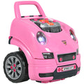 Camion mécano 2 en 1 jouet bricolage enfant jeu d'imitation mécanicien nombreux qccessoires total de 61 pièces rose-0