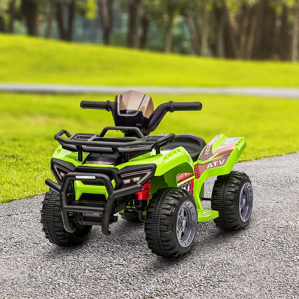 Quad buggy voiture électrique enfant quad électrique 18-36 mois 6 V 2 Km/h max. vert-9