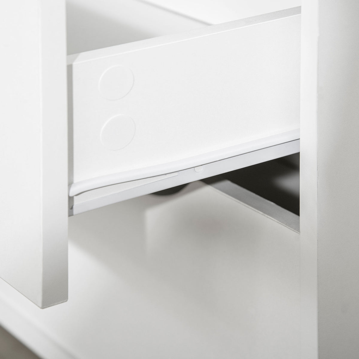Commode 5 tiroirs Design scandinave Meuble de Rangement Chambre Panneau de Particules 99 x 39 x 101 cm Blanc Aspect chêne Clair-5