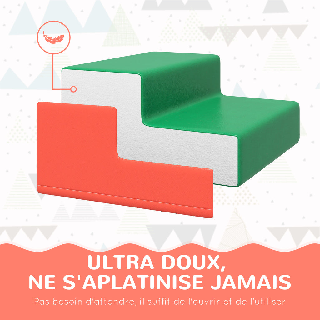Module motricité bébé 4PCS parcours motricité bébé en mousse EPE pour enfants d'âge préscolaire, multicolore-4