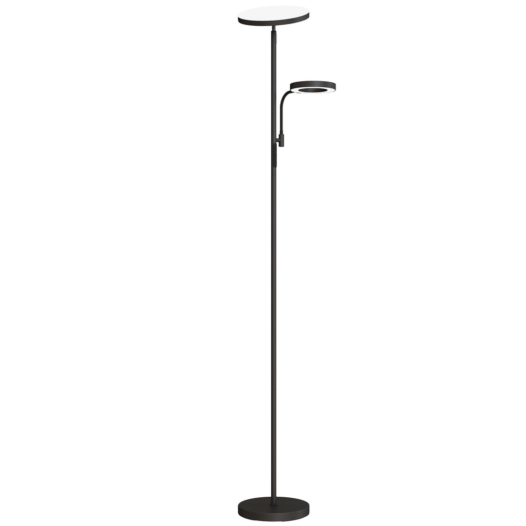 Lampadaire LED 42W dimmable 2700K-6500K 4 couleurs variation continue, 4 modes scène, télécommande et contrôle tactile-0