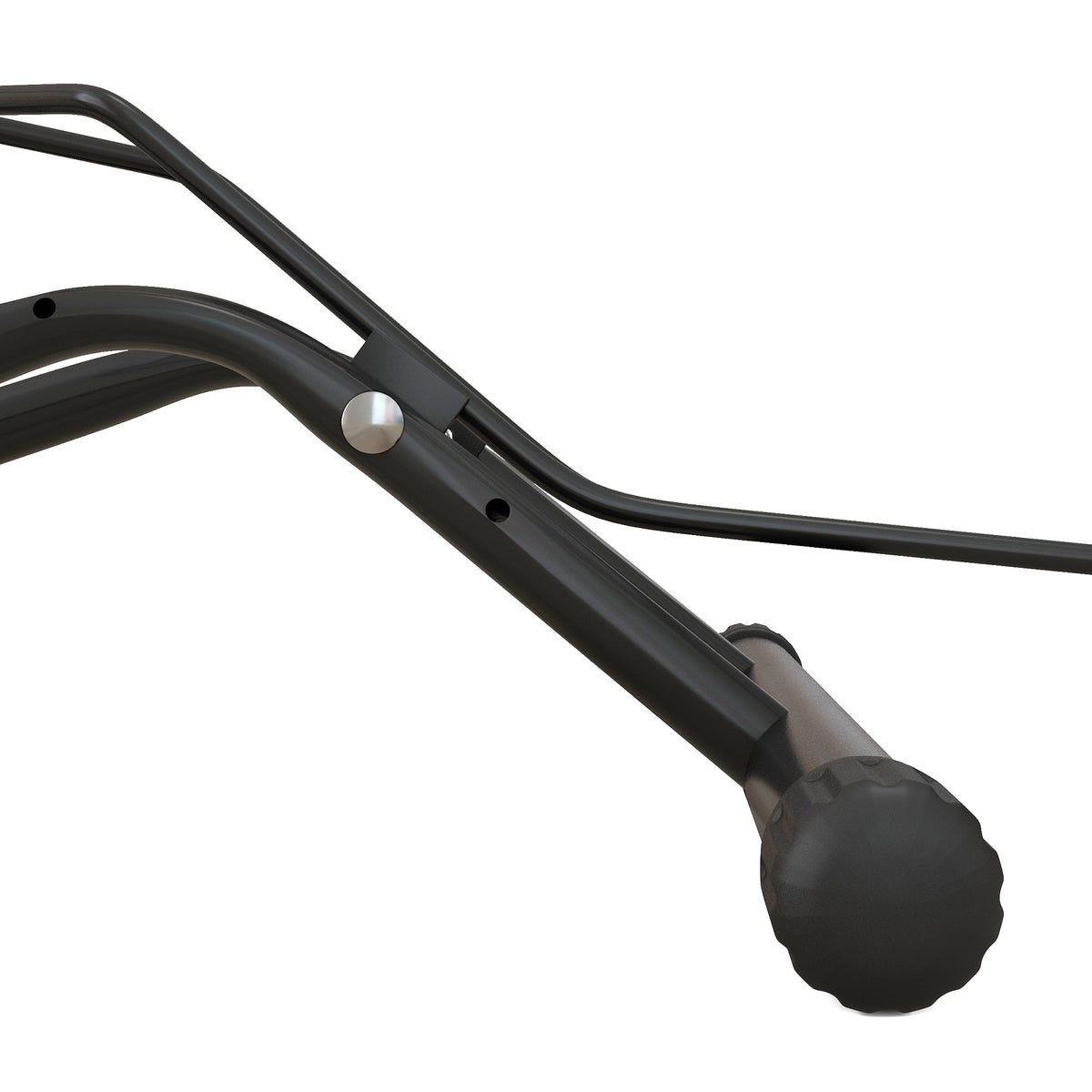 Porte-vélos en acier pour stationnement de vélos support vélo sol pour l'intérieur et l'extérieur 59x41x38 cm Noir-7