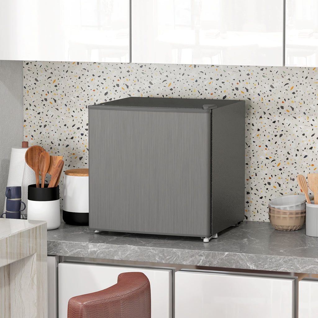 Mini congélateur Température Réglable de -14 à -24°C Compact 35L - Porte réversible Classe E - 47x44,2x48,8cm - Gris-1