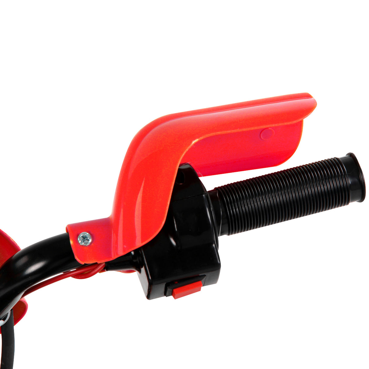 Moto Cross électrique Enfant 3 à 6 Ans 6 V phares klaxon musiques 102 x 58 x 66 cm Rouge et Noir-7