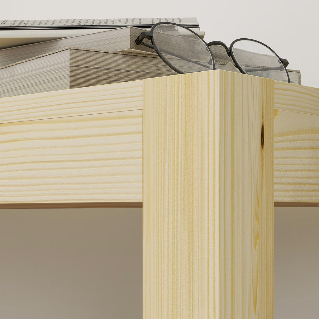 Banc de cuisine en bois massif 2 places, banc de salle à manger, charge 240 Kg, 120 x 33 x 45 cm, bois naturel-8