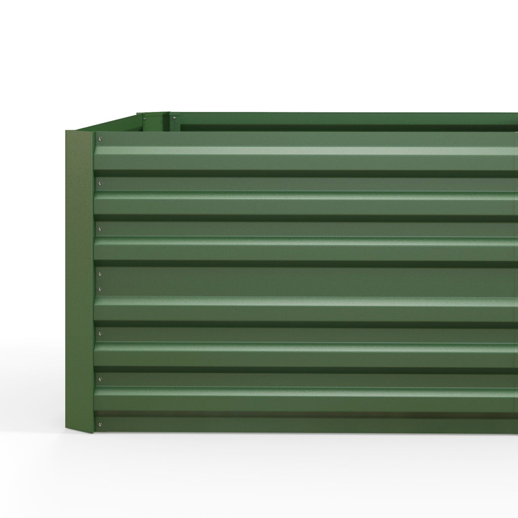 Carré potager de jardin rectangulaire tubes de renforcement acier galvanisé 180 x 90 x 59 cm-8
