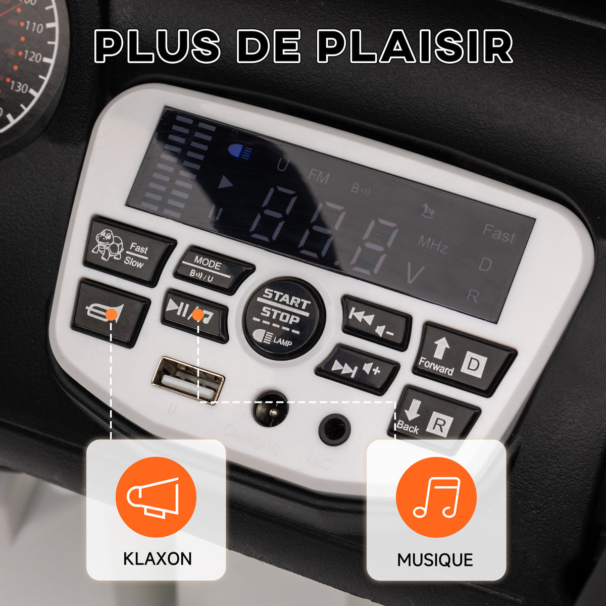 Buggy 4x4 voiture électrique enfant UTV avec télécommande 2.4Ghz 2 moteurs 12 V vert-7