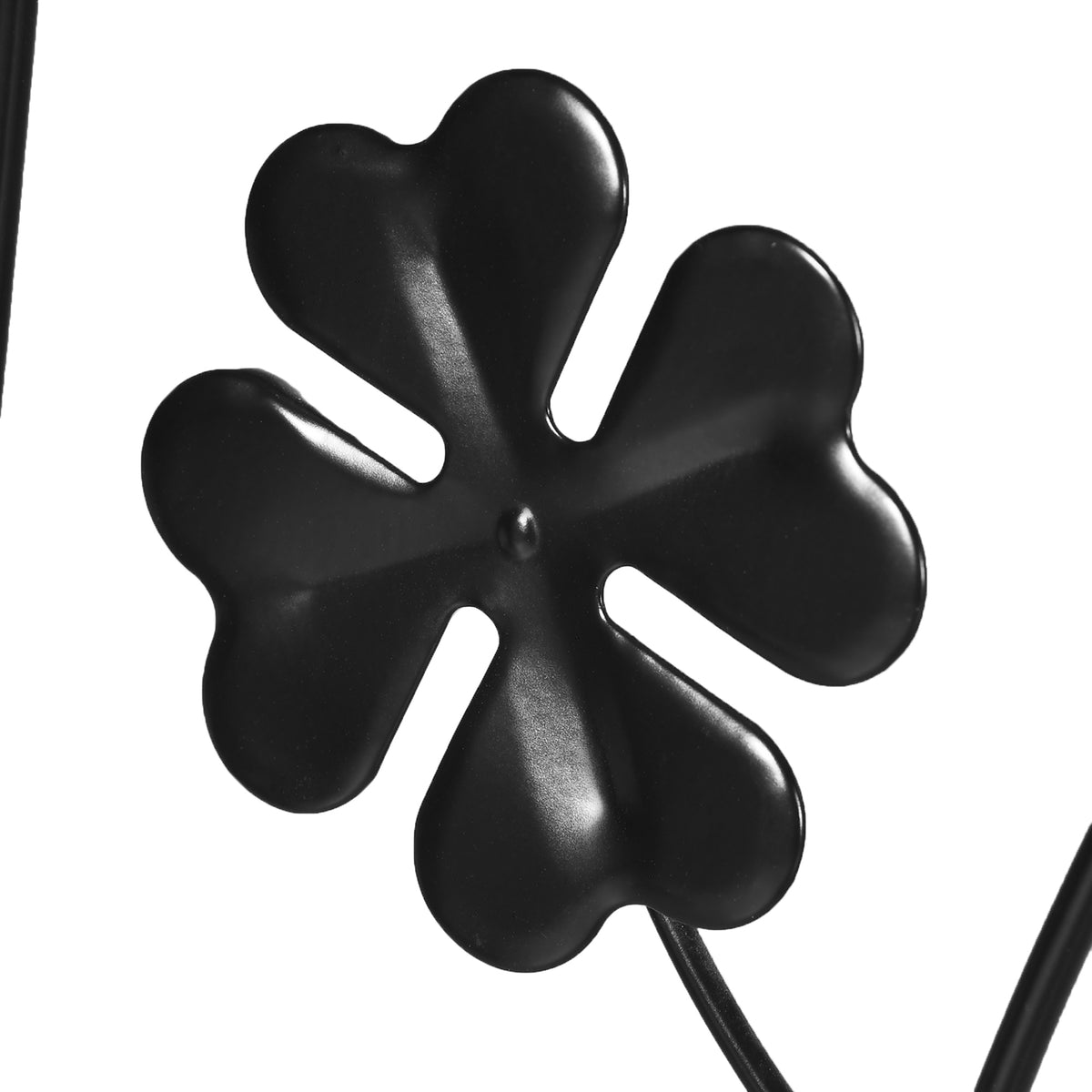Treillis de jardin lot de 2 support pour plantes grimpantes en métal - 38 x 98 cm noir-8