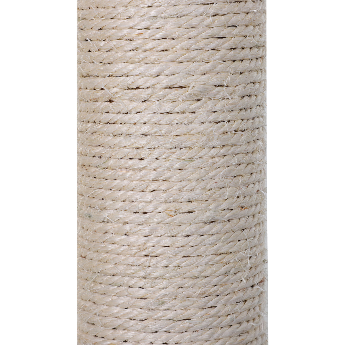 Arbre à chat 3 griffoirs grattoirs sisal naturel plateforme hamac et boule suspendue dim. 50L x 36l x 70H cm peluche courte gris-6