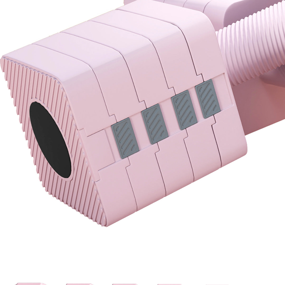 Ensemble d'Haltères Réglables 2 x 5 kg, Paires d'Haltères 1 kg/2 kg/3 kg/4 kg/5 kg avec Poignée Antidérapante, Rose-9