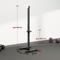 Support de musculation entrainement pour barre longue haltère charge max. 150 Kg