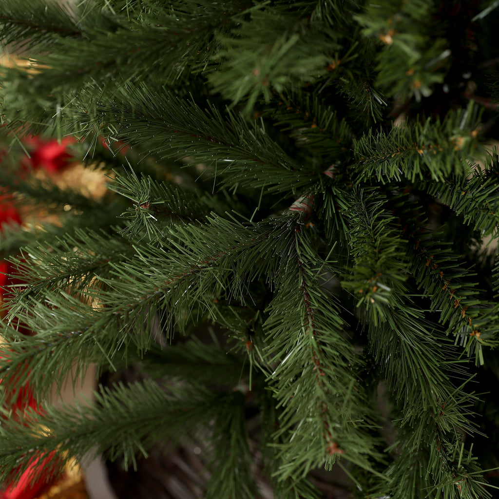 Sapin de Noël artificiel 180 cm Arbre de Noël avec support en acier pliable, 467 Branches, décoration de Noël, Vert-8