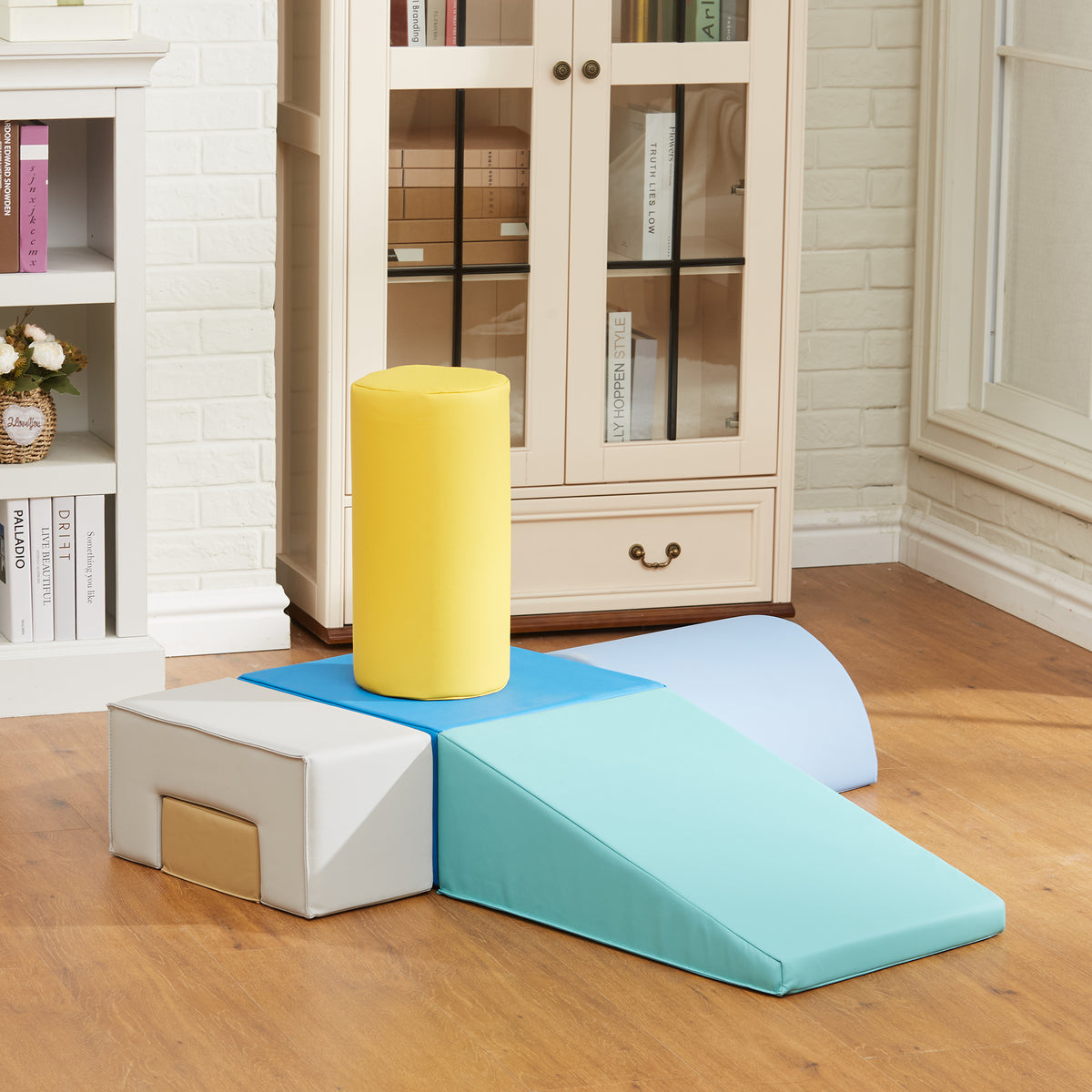 6 blocs de construction en mousse XXL - jeux éducatif - module motricité - certifiés normes EN71-1-2-3 - mousse PU 20D-9