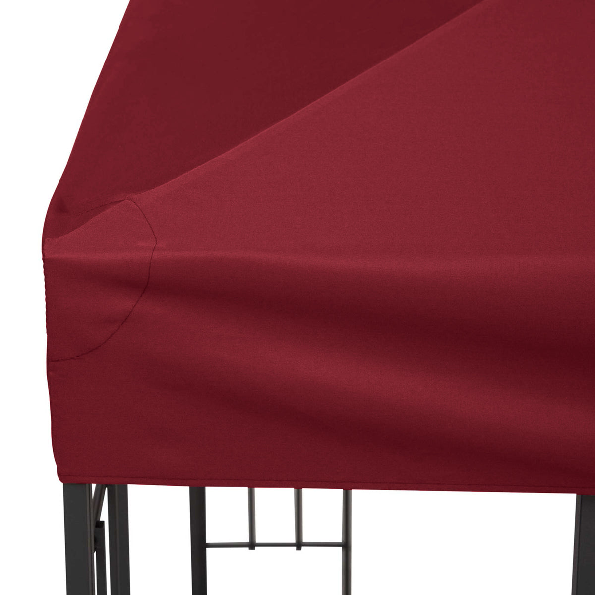 Toit de Remplacement pour pavillon de Jardin Toile de Rechange pour pavillon tonnelle Tente 3 x 3 m Rouge vineux-7