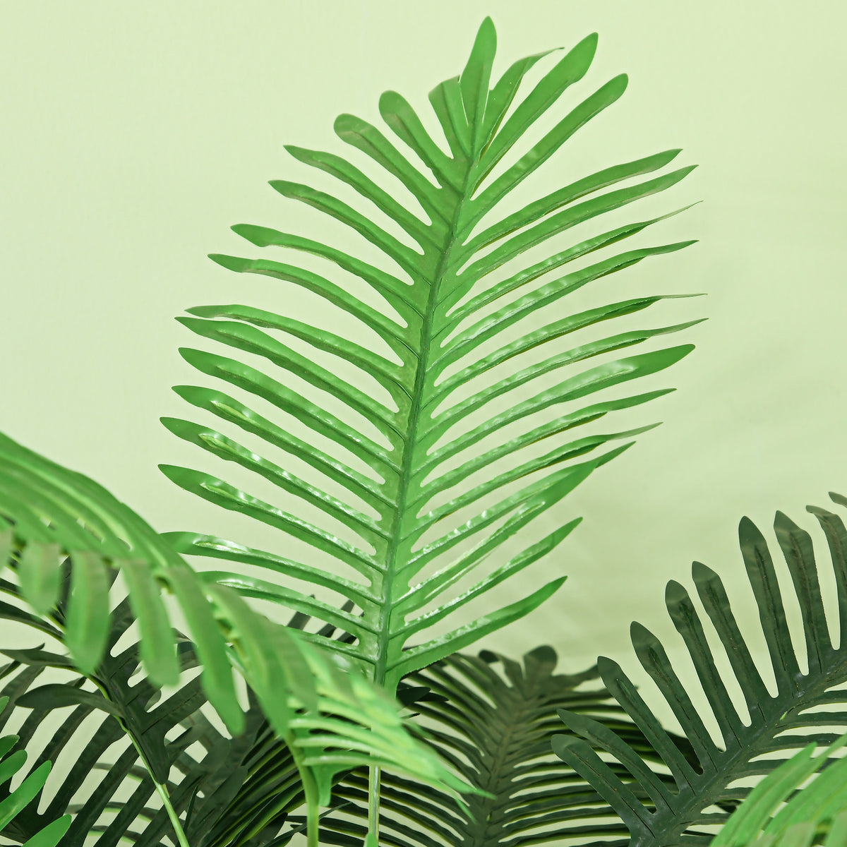 Palmier Artificiel H.1,6 m Arbre Artificiel Tronc Branches Lichen Feuilles Grand réalisme Pot Inclus-8