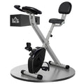 Vélo d'Appartement Pliable Magnétique Cardio-training - Sport Maison avec 8 Niveaux de Résistance et Roulettes - Silencieux Home Trainer avec Capteur de Pouls pour Fitness Homme et Femme, Noir-0