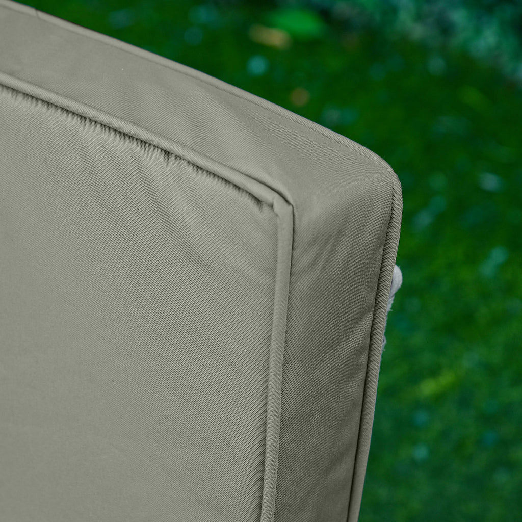 Coussins pour chaise fauteuil de jardin coussins d'assise de dossier déhoussables polyester 56x52/56x46cm gris foncé-8