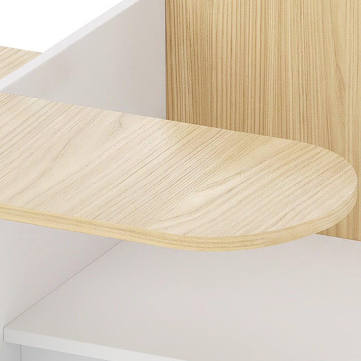 Bureau et chaise pour enfants avec bac de rangement, ensemble table d'activité 2-en-1 pour dessin lecture et jeux, blanc-9