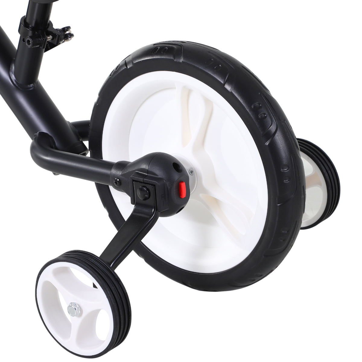 Vélo Enfant draisienne 2 en 1 roulettes et pédales Amovibles Roues 12" Hauteur Selle réglable pour enfants de 2 à 5 ans Acier Noir-7