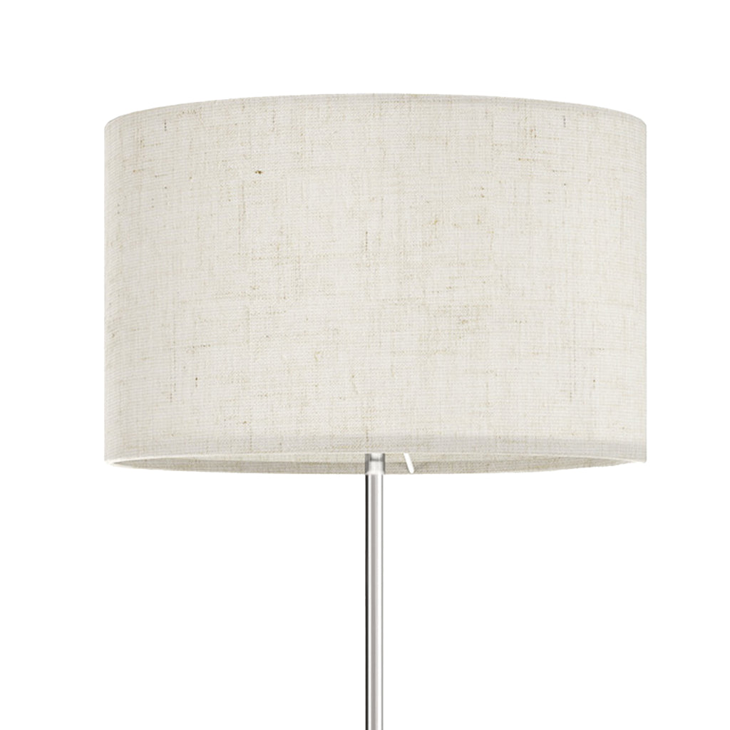 Lampadaire sur pied salon, lampe sur pied dimmable avec télécommande, abat-jour en lin, hauteur réglable 133-168cm, argent-9