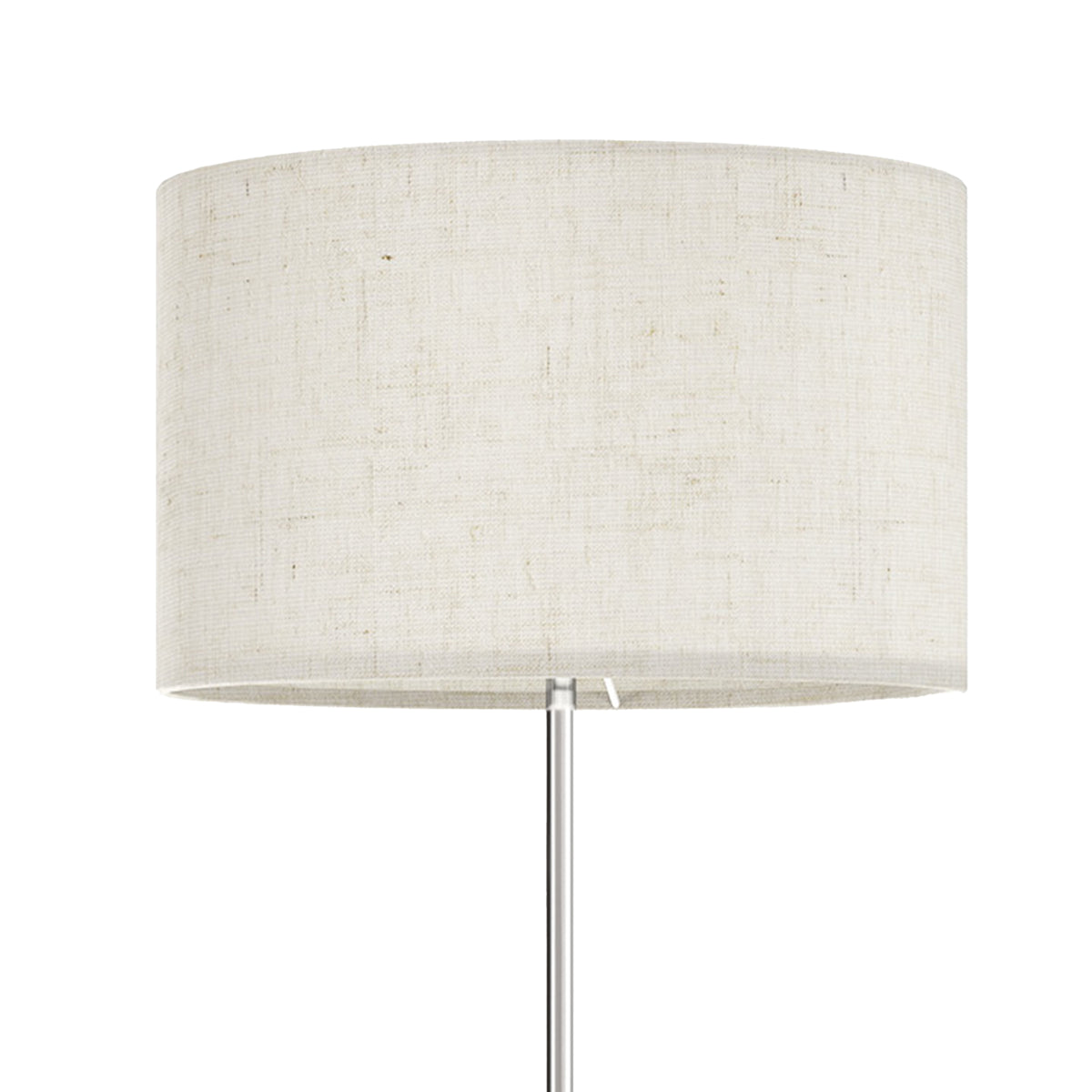 Lampadaire sur pied salon, lampe sur pied dimmable avec télécommande, abat-jour en lin, hauteur réglable 133-168cm, argent-9