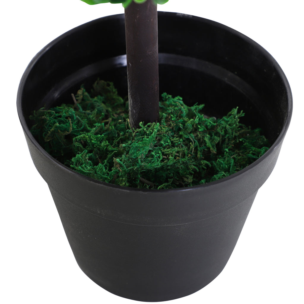 Buis Artificiel topiaire Artificielle en Forme de Boules dim. Ø 30 x 112H cm Vert-5