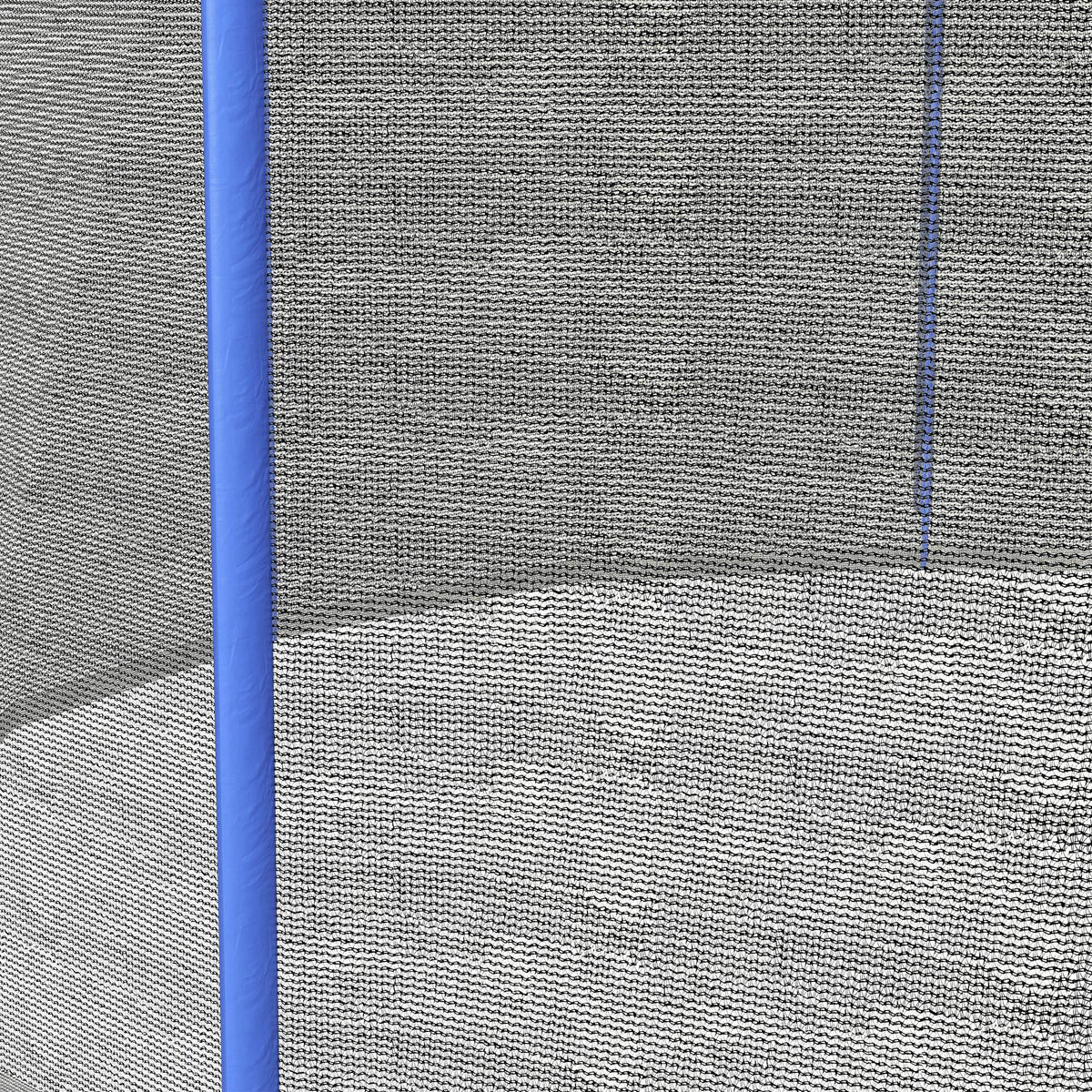 Filet de remplacement pour trampolines Ø 366 cm 8 poteaux droits filet de sécurité pour trampolines, entrée zippée-8
