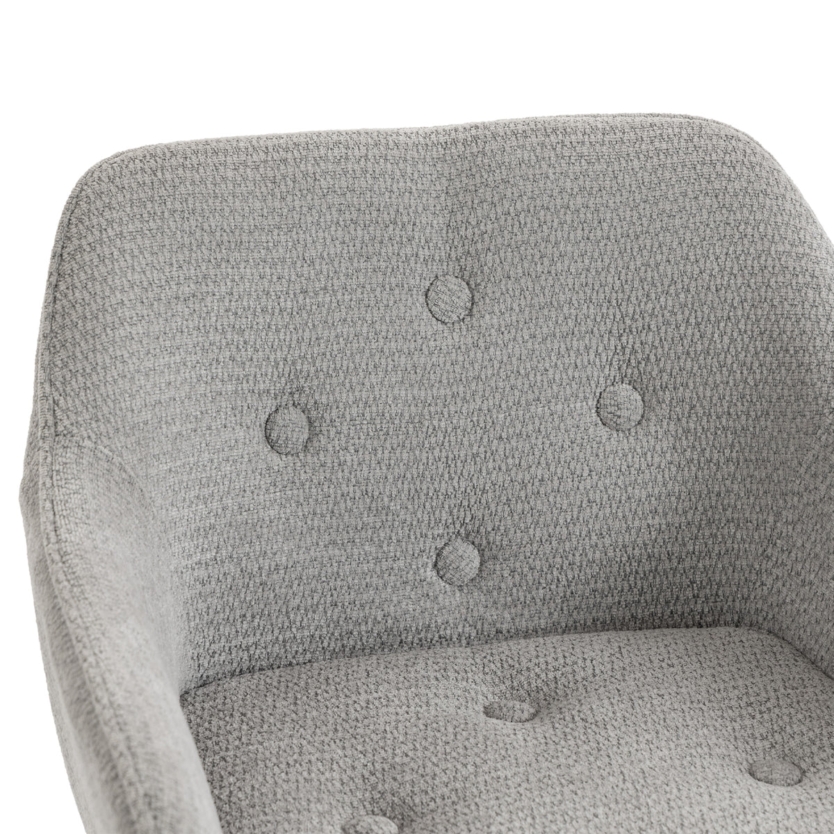 Lot de 2 Tabourets de Bar, Chaises de Bar Rembourrées en Chenille, Assise Large 67H cm, Dossier et Repose-Pieds, Gris-9