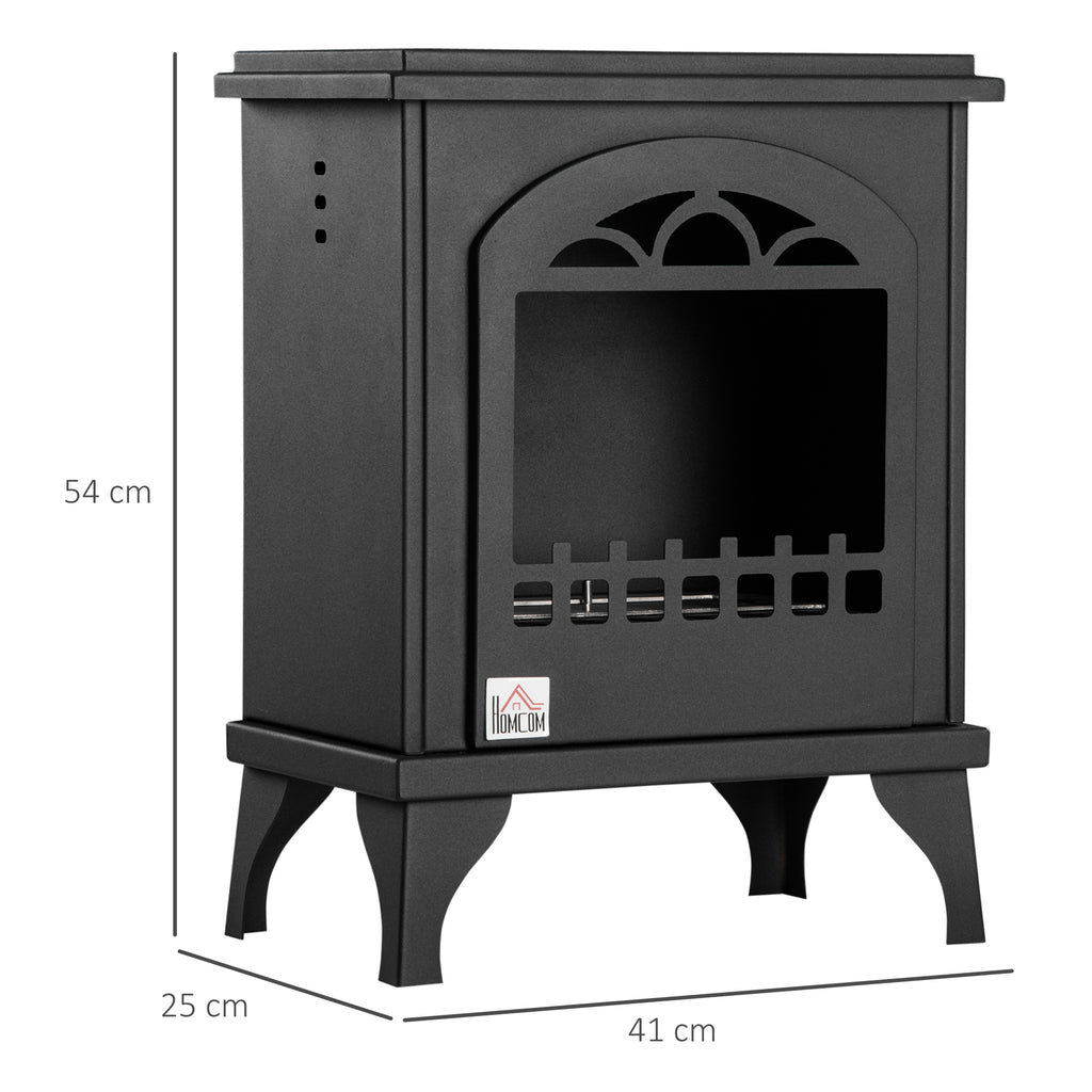 Cheminée bioéthanol sur pieds avec réservoir 1,2 L, environ 3 h de durée de combustion couverture 25 m² 41 x 25 x 54 cm-2