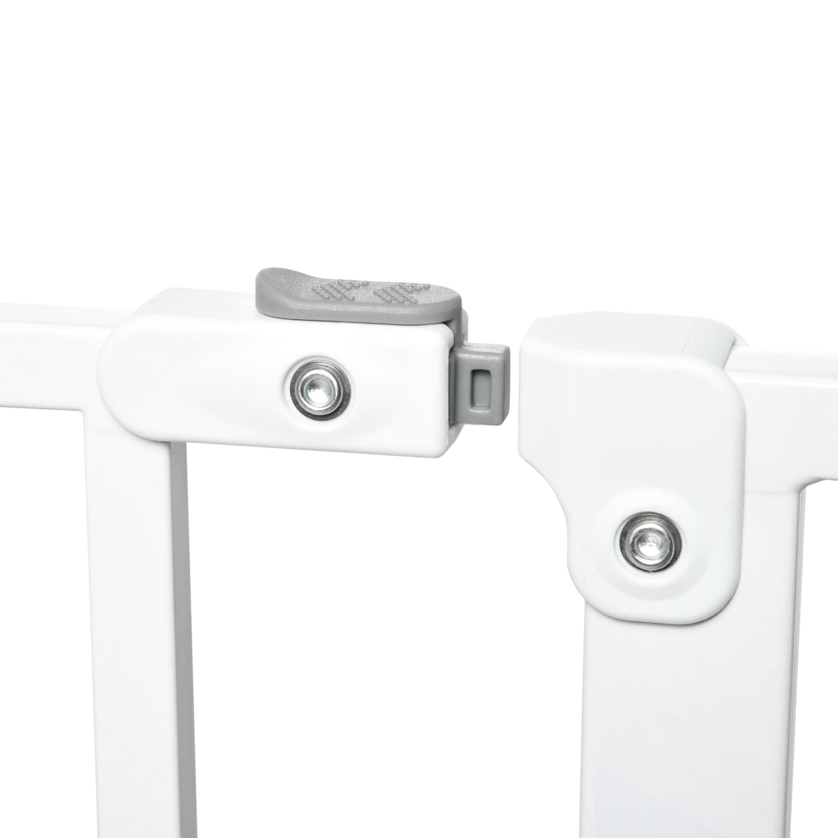 Lot de 2 barrières de sécurité pour animal longueur réglable escaliers couloirs portes sans perçage en acier ABS-6