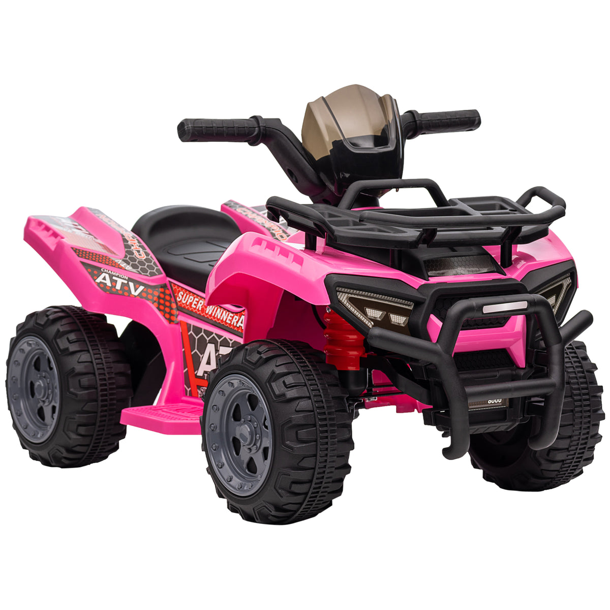 Quad buggy voiture électrique enfant quad électrique 18-36 mois 6 V 2 Km/h max. rose-0