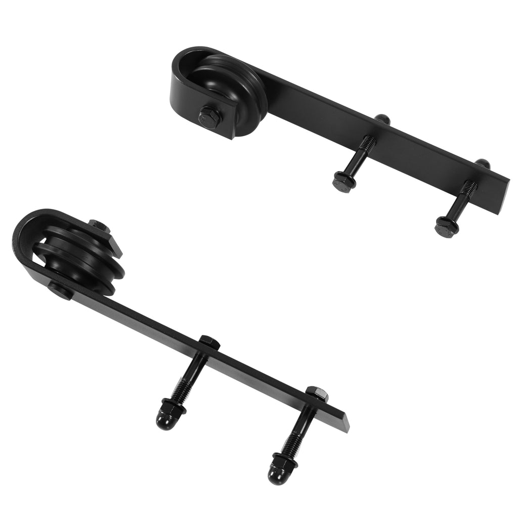Kit de Porte Coulissante, Système Galandage pour Porte d'une Épaisseur de 35-45 mm et Largeur Max. 1 m, Charge-7