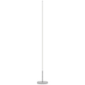 Lampadaire LED, lampadaire sur pied salon à intensité variable, télécommande, interrupteur à pied, Ø20x150cm, argent-0