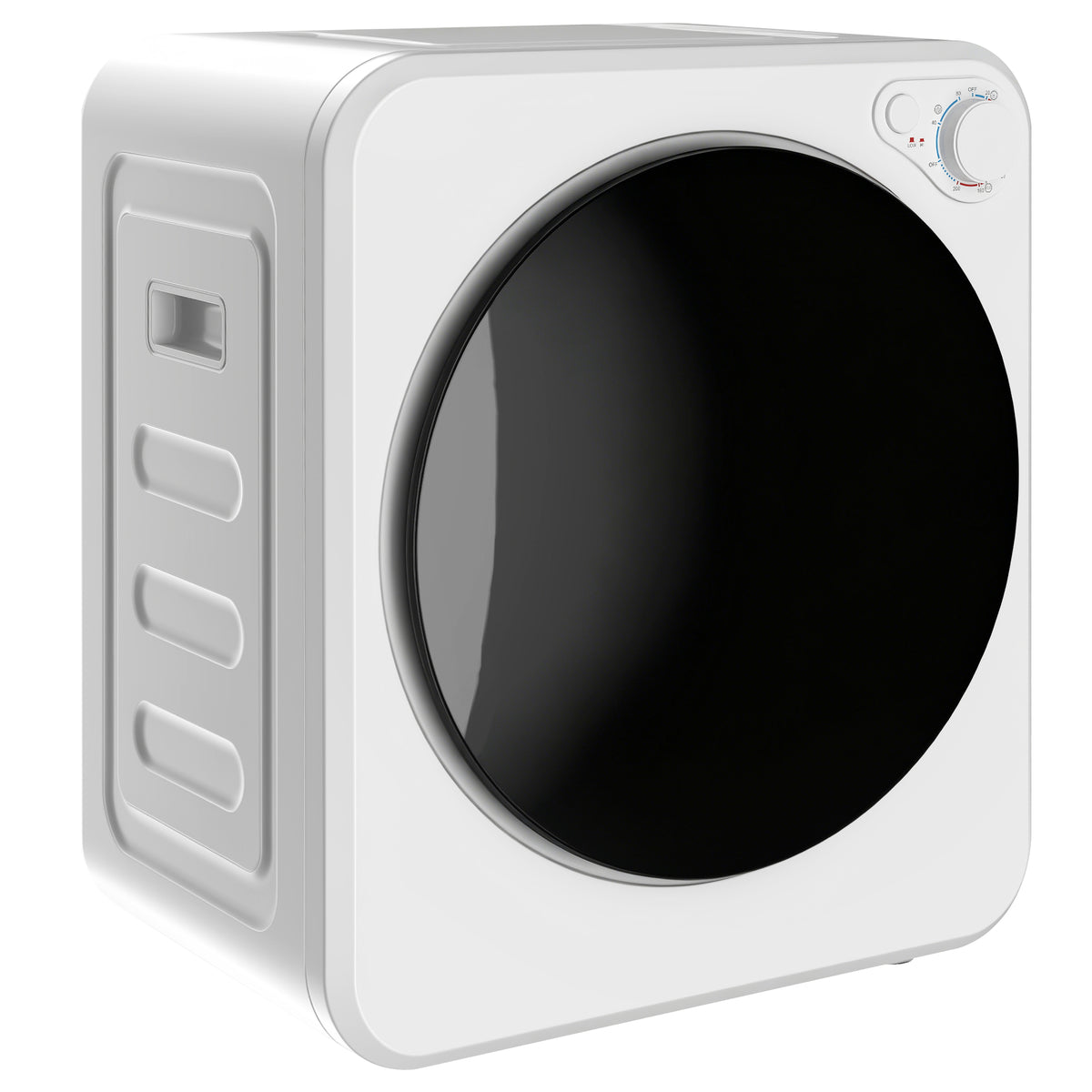 Sèche-linge à évacuation portable 2,5 Kg, sèche-linge électrique 400/800 W, 5 modes de séchage, 48 x 44 x 57 cm, blanc-0