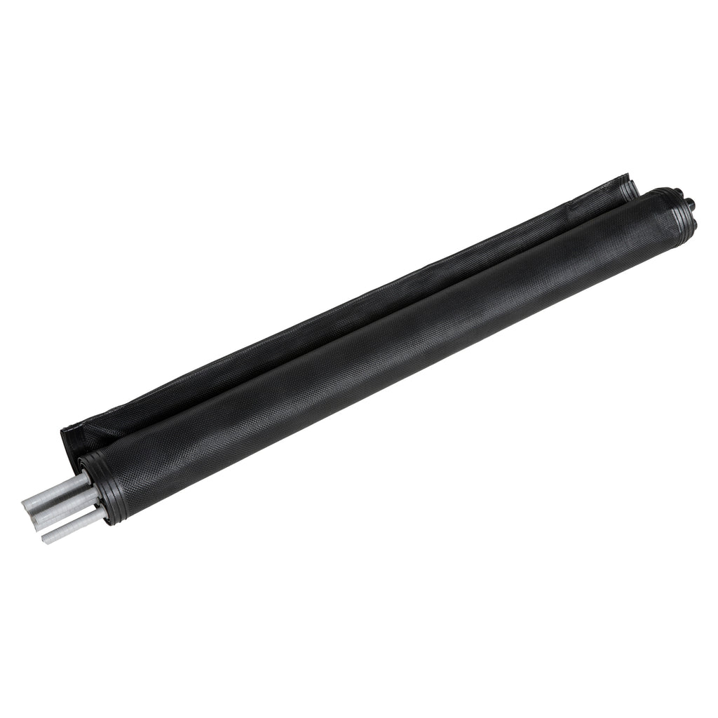 Clôture barrière de sécurité pour piscine filet - lot de 4 panneaux - Dim. 365L x 126H cm - noir-8
