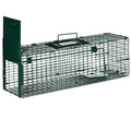 Cage attrape animaux nuisibles 1 entrée dim. 60 x 18 x 20 cm vert foncé-0