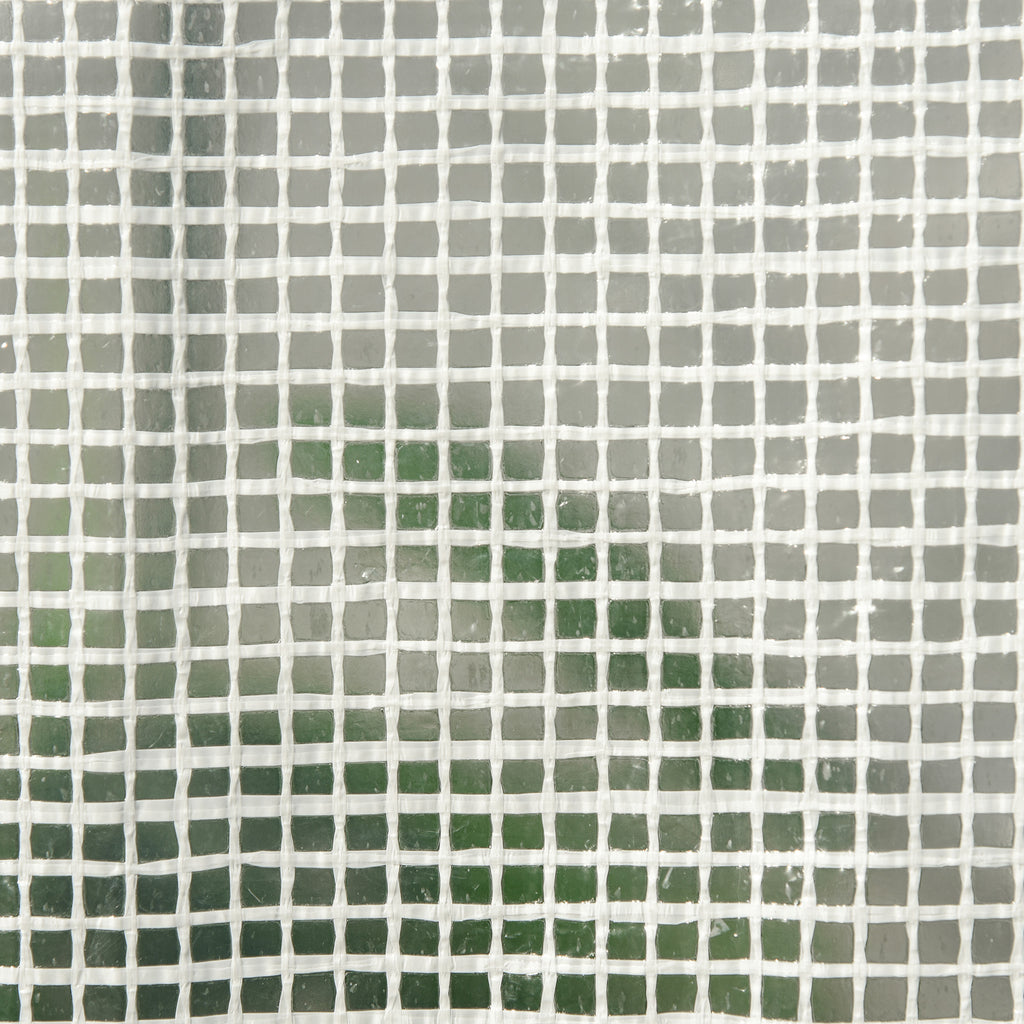 Serre de jardin PE avec étagères 3 niveaux, serre de balcon, bâche renforcée 140 g/m², châssis en acier blanc-8