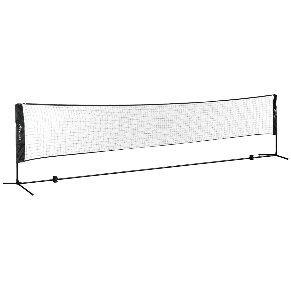 Ensemble set complet de badminton, pickleball et volleyball, 3 en 1, jeux sport extérieur avec filet hauteur réglable-0