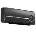 Chauffage mural en céramique 1000/2000W, radiateur électrique, ventilateur, thermostat, minuterie, 50x18,6x12,9cm, noir-0